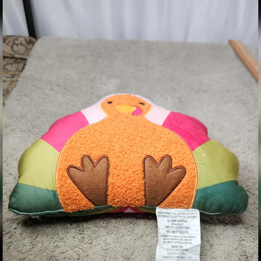 TURKEY Decorative Pillow Target Bullseye Playground Thanksgiving